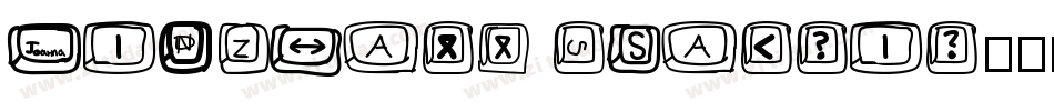 keyboard Plaque字体转换